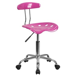 Flash Furniture Pink Plastic Task Chair