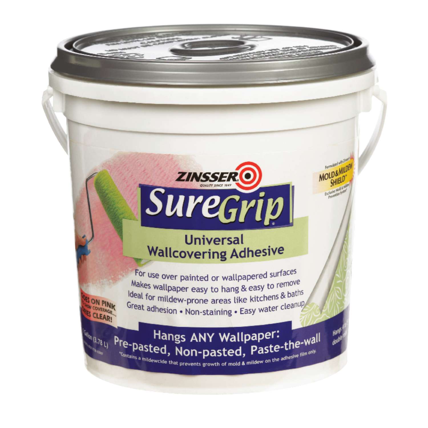 Zinsser SureGrip High Strength Glue Wallcovering Adhesive 1 gal - Ace  Hardware
