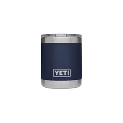 YETI Rambler 10 oz Lowball Navy BPA Free Tumbler with MagSlider Lid