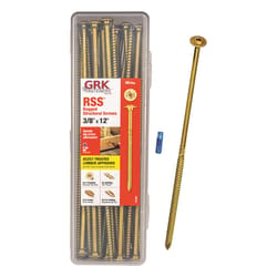 GRK Fasteners 3/8 in. X 12 in. L Star Washer Head Self Tapping Structural Screws