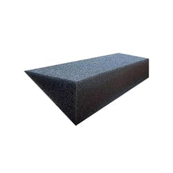 GutterFoam 5 in. W X 48 in. L Black Polyether Outdoor Foam Gutter Guard 8 pk