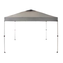 Crown Shade One Touch 150D Polyester Regal 100 Canopy 9.1 ft. H X 10 ft. W X 10 ft. L