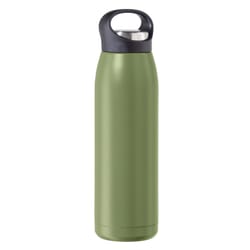 OGGI Freestyle 23 oz Olive BPA Free Double Wall Vacuum Insulated Bottle
