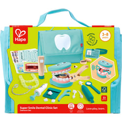Hape Super Smile Dental Clinic Set Multicolored 33 pc