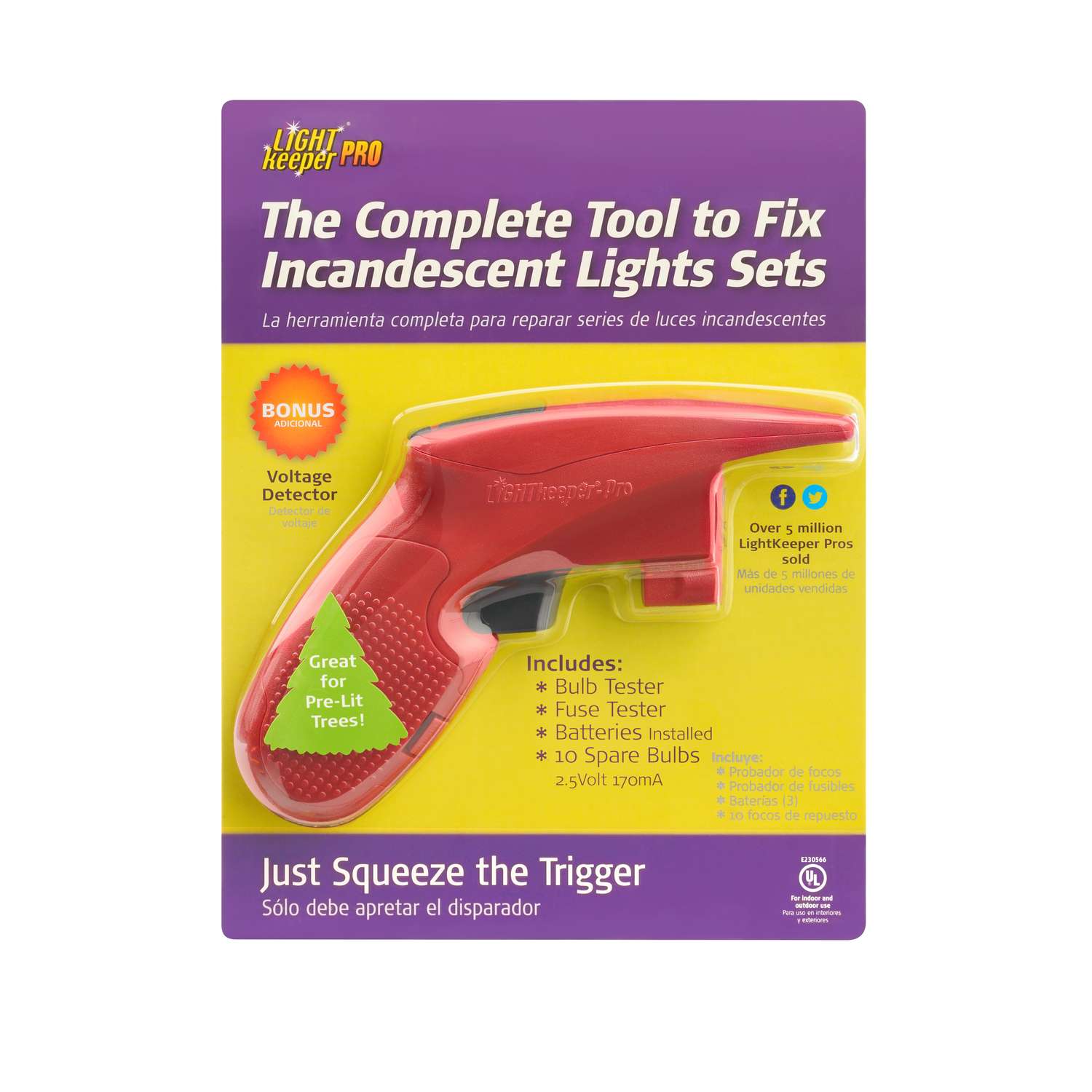 Lightkeeper Pro Light Repair Tool Red Plastic 1 Ace Hardware