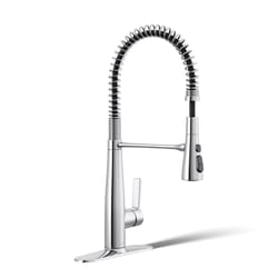 Kohler Leste One Handle Polished Chrome Pull-Down Kitchen Faucet