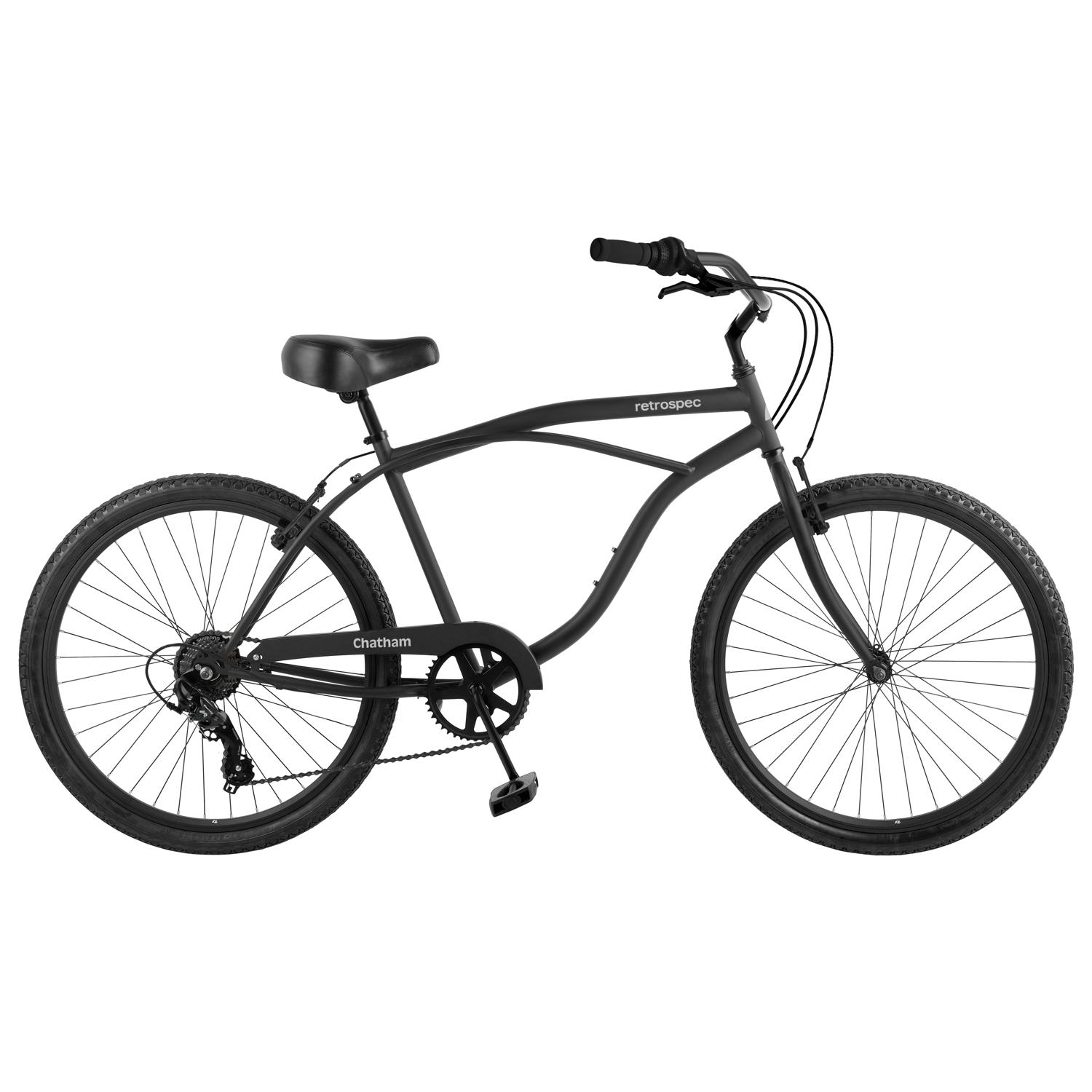 Retrospec Chatham Men 26 in. D Cruiser Bicycle Matte Black Sansujyuku sansujyuku.com
