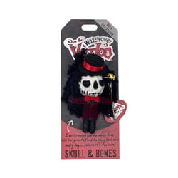 Watchover Voodoo Nola Skull & Bones Keychain Doll 1 pk