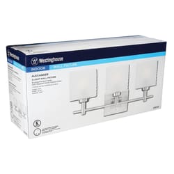 Westinghouse 3 Brushed Nickel Gray Wall Sconce