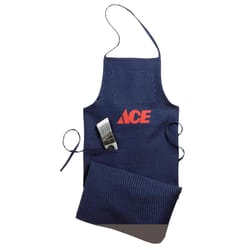 Ace Heavy Duty 1 pocket Cotton Shop Apron Blue 1 pk