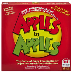 Mattel Apples to Apples Card Game Plastic Multicolored