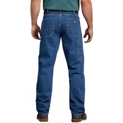 Dickies Men's Denim Carpenter Jeans Stonewashed Indigo Blue 30x32 7 pocket 1 pk