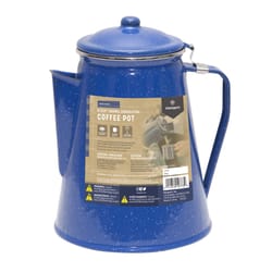 Stansport Blue Coffee Pot 10 in. H X 7 in. W X 7 in. L 8 cups 1 pk