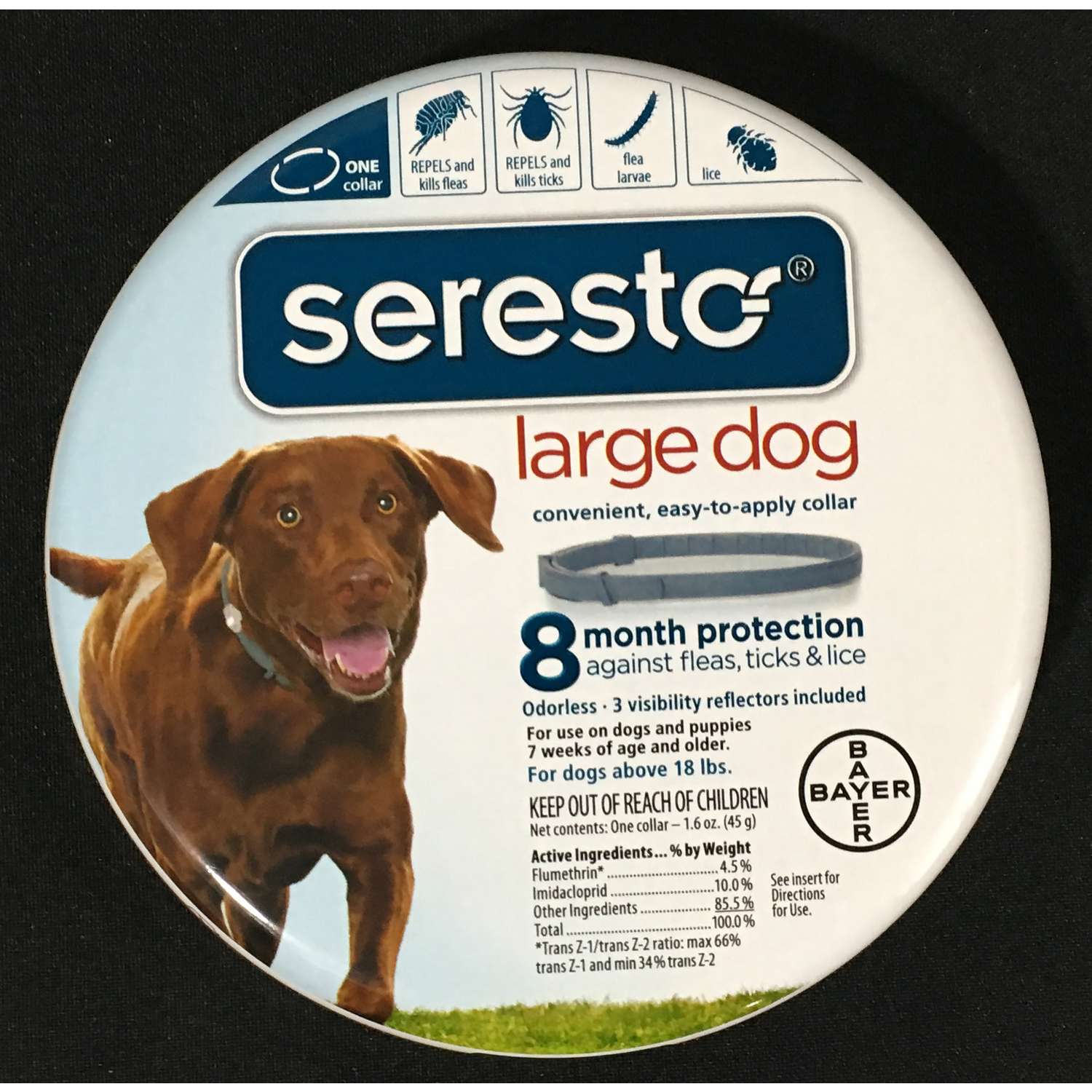 Bayer Seresto Solid Dog Flea and Tick Collar 1.6 oz. Ace Hardware