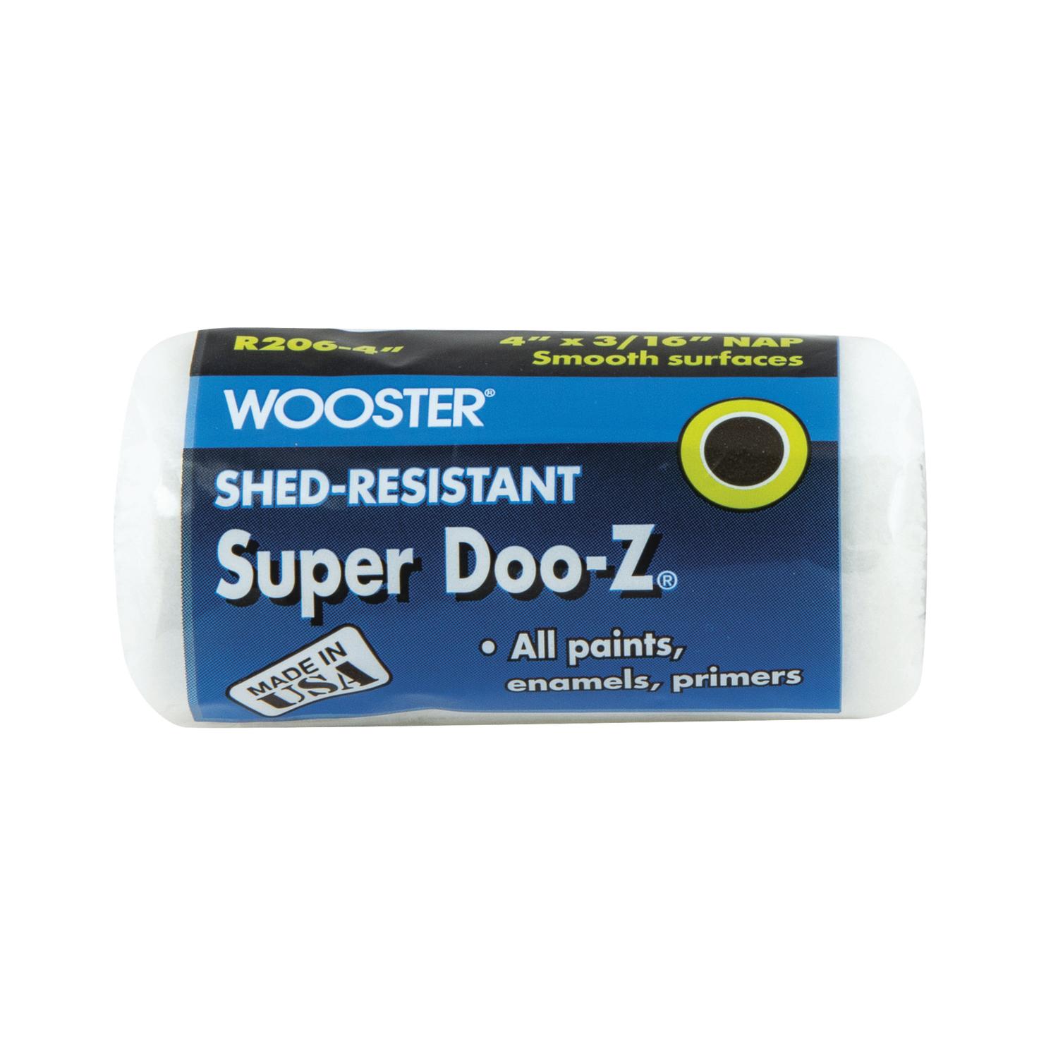 Photos - Putty Knife / Painting Tool Wooster Super Doo-Z Fabric 4 in. W X 3/16 in. Regular Paint Roller Cover 1