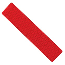 HILLMAN 1.3 in. W X 6 in. L Red Reflective Safety Tape 1 pk