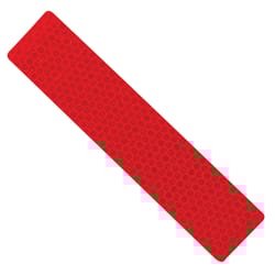Hillman 1 in. W X 6 in. L Red Reflective Safety Tape 1 pk Hillman 1 in. W X 6 in. L Red Reflective Safety Tape 1 pk