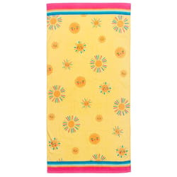 Stephen Joseph Multicolored Cotton Sunshine Bath/Beach Towel 1 pc