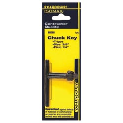 Eazypower Isomax 3/8 in. X 1/4 in. S2 Steel Chuck Key T-Handle Steel 1 pc