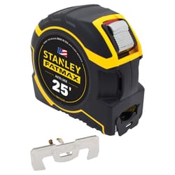Stanley Fatmax 25 ft. L X 1.25 in. W Auto Lock Tape Measure 1 pk