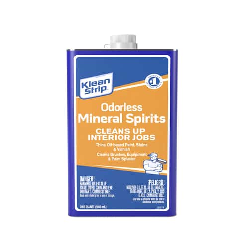Mineral spirits is great for cleaning before finish but it's also grea