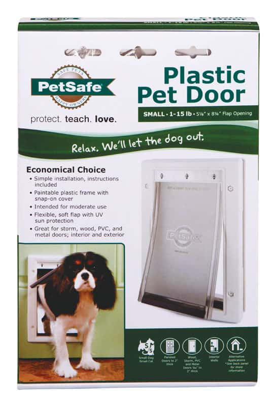 Petsafe plastic pet door 2024 with soft tinted flap