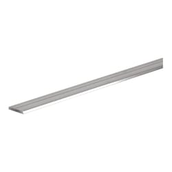 SteelWorks 0.125 in. X 1.5 in. W X 4 ft. L Aluminum Flat Bar 1 pk