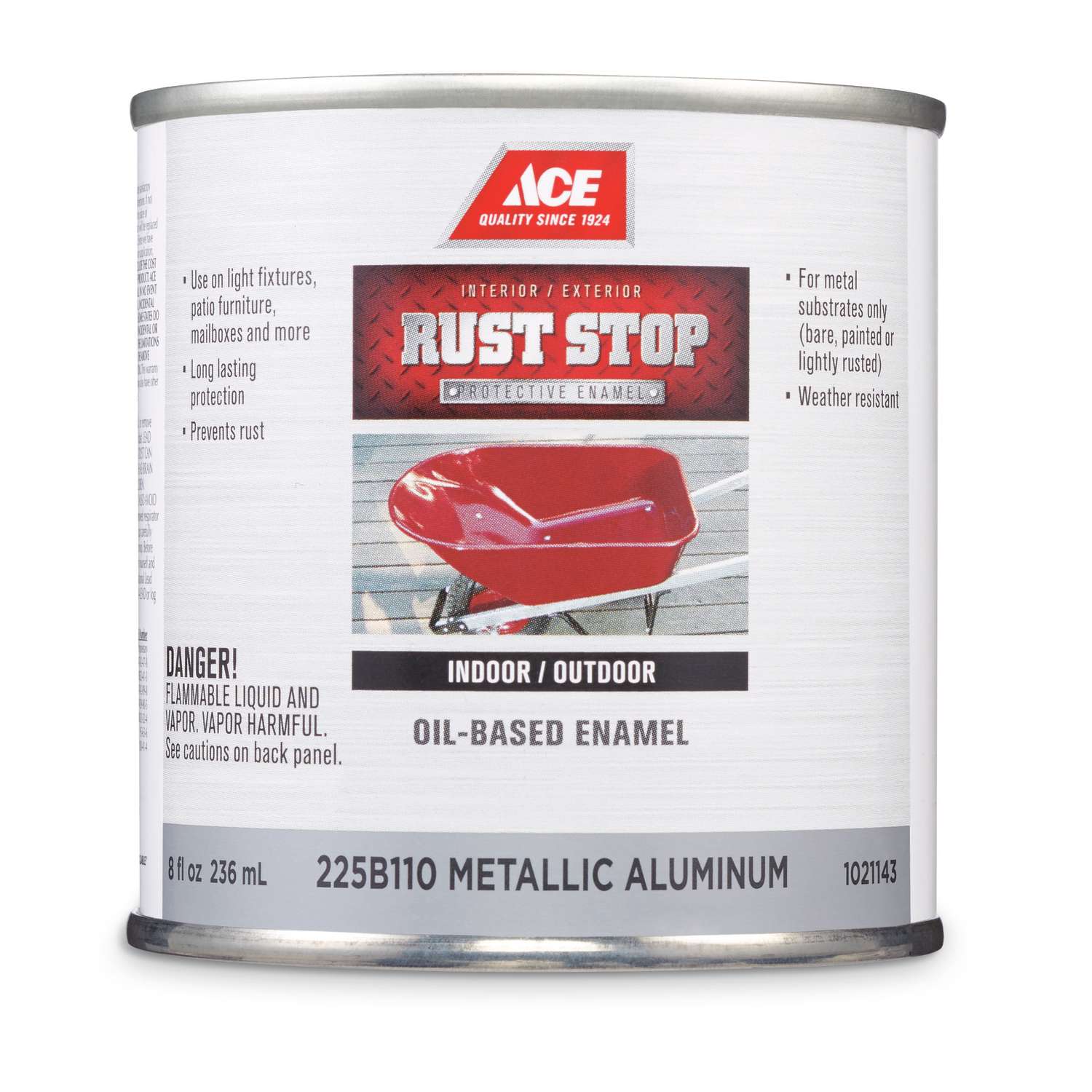 Ace Rust Stop Indoor Outdoor Aluminum Oil Based Enamel Ace Rust Stop Indoor Outdoor Aluminum Oil Based Enamel
