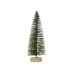 Lumineo LED Green Tree Table Decor 12 in.