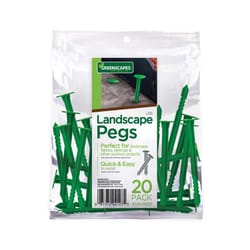 Greenscapes 4-1/2 in. L Plastic Landscape Fabric Pegs 20 pk