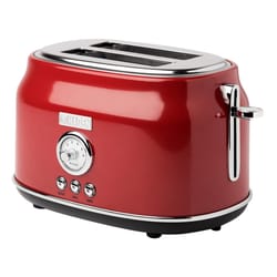 Haden Dorset Stainless Steel Red 2 slot Toaster 7 in. H X 8 in. W X 13 in. D