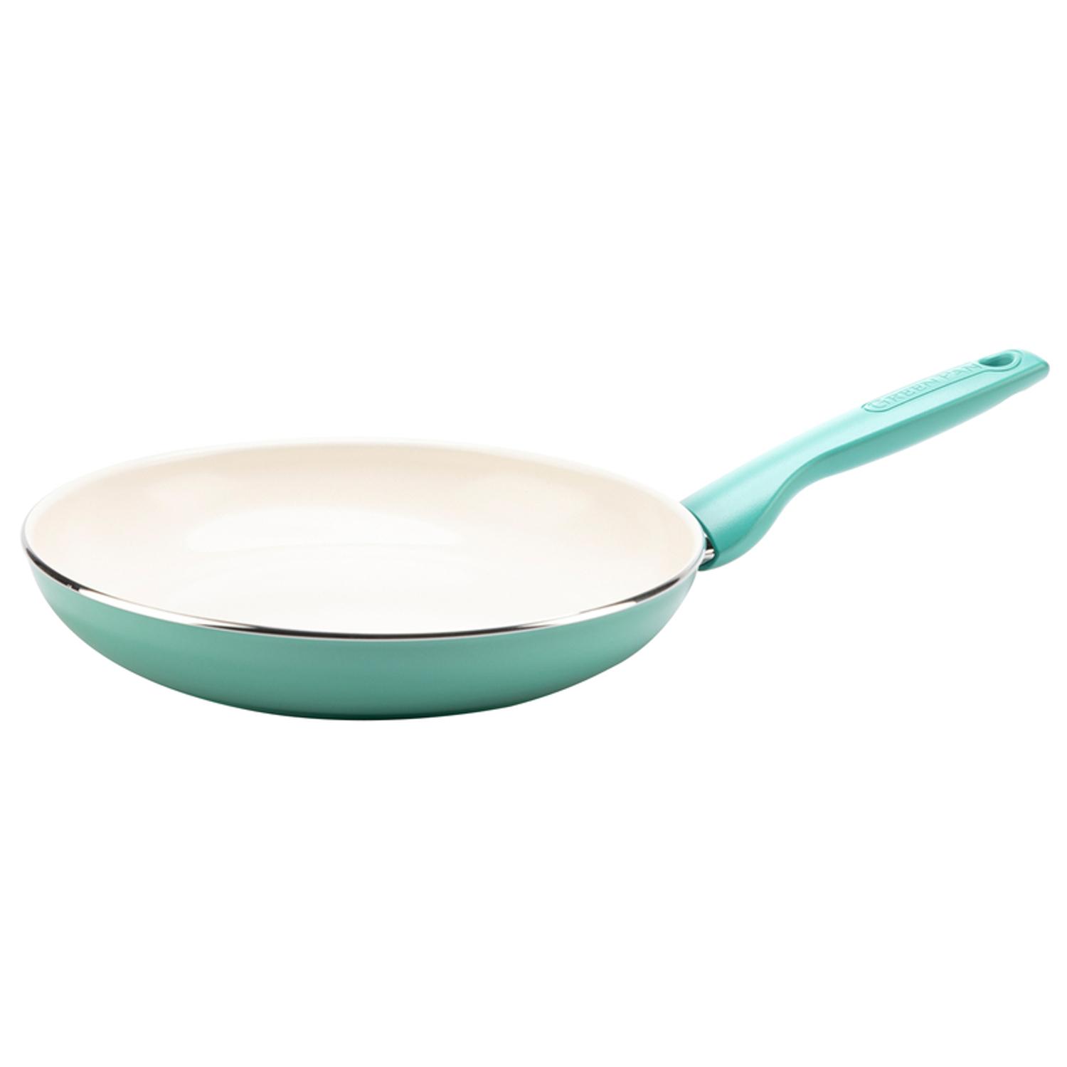 Photos - Other Accessories Green Pan GreenPan Rio Ceramic Coated Aluminum Fry Pan 10 in. Turquoise CC002634-001 