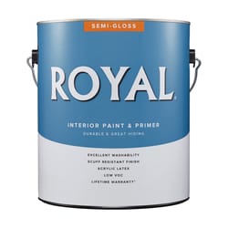 Royal Semi-Gloss Tint Base Ultra White Base Paint Interior 1 gal