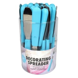 R&M International Corp 8.5 in. L Decorating Spreader Blue/Silver 36 pc