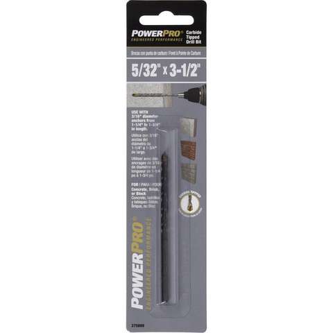 Power Pro 5/32 in. X 3-1/2 in. L Carbon Steel Drill Bit 1 pk - Ace Hardware