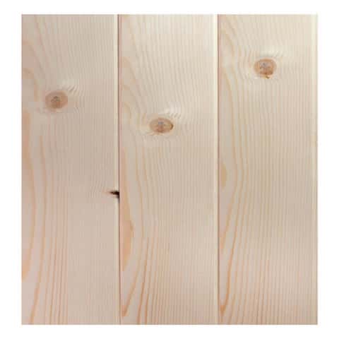 Global Product 0.25 in. H X 3.5 in. W X 8 ft. L Unfinished Knotty Pine Wall  Planking - Ace Hardware