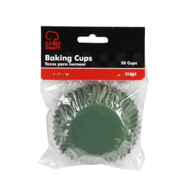 Chef Craft Dark Green Paper Baking Cups