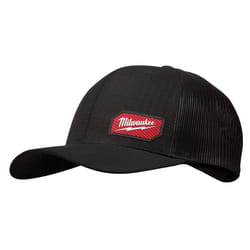 MILWAUKEE Gridiron Snapback Trucker Hat Black One Size Fits Most
