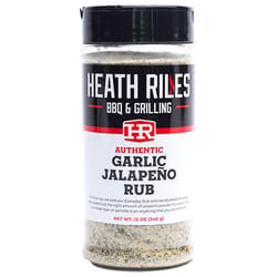 Heath Riles BBQ Garlic Jalapeno BBQ Rub 12 oz