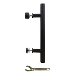 National Hardware Madison 31/32 in. D Matte Black Steel Pull Handle 1 pc