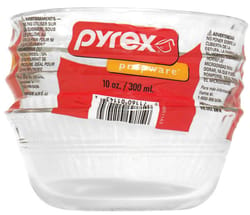 Pyrex 4.88 in. W X 4.88 in. L Custard Cups Clear 4 pk