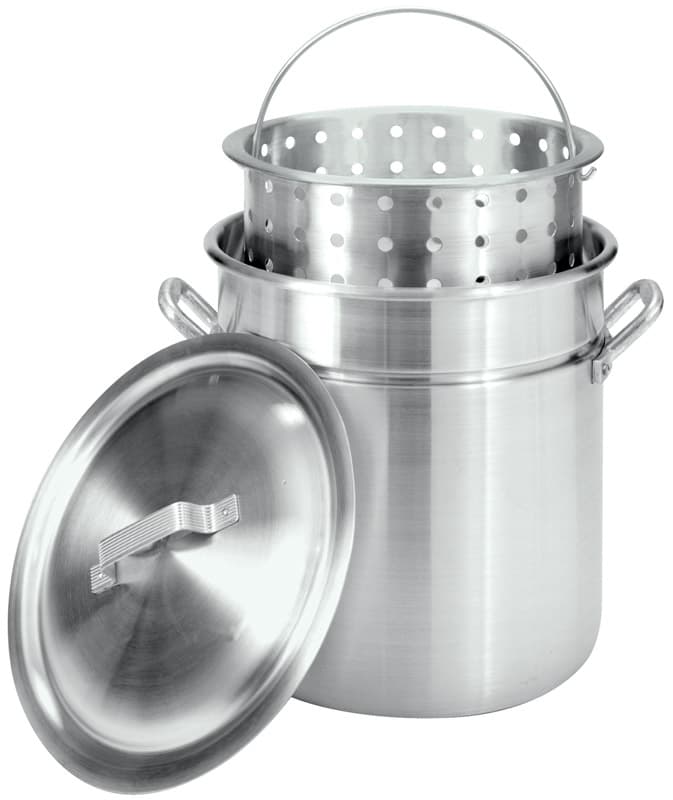 Bayou Classic Aluminum Stockpot 42 qt Silver Sansujyuku sansujyuku.com