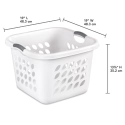 Sterilite White Plastic Laundry Basket