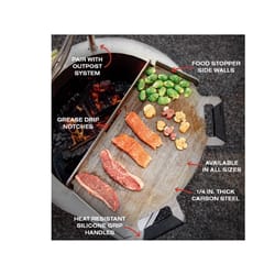 Breeo X Series 24 Carbon Steel Flat Grill Topper 24.25 in. L 1 pk