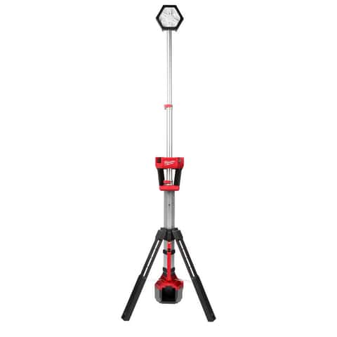 Milwaukee rocket 2500 lumens led dual 2024 power tripod tower light