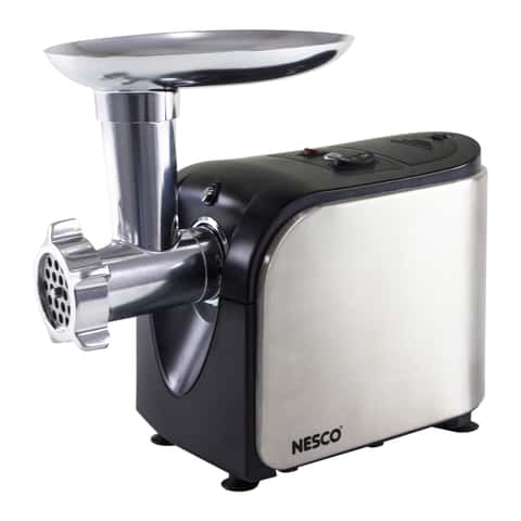 500 W 0.67 HP Stainless Steel Electric Meat Grinder with Sausage Stuffer and Food Pusher