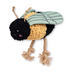Pet Shop by Fringe Studio Multicolored Jute Bee Dog Toy 1 pk