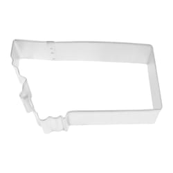 R&M International Corp International Corp 3 in. W X 4 in. L Montana State Cookie Cutter Silver 1 pc
