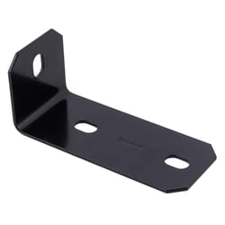 Hampton 6.8 in. H X 3 in. W X 3/16 in. D Black Steel Inside/Outside Corner Brace