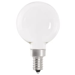 Feit Enhance G16.5 E12 (Candelabra) Filament LED Bulb Daylight 60 Watt Equivalence 2 pk